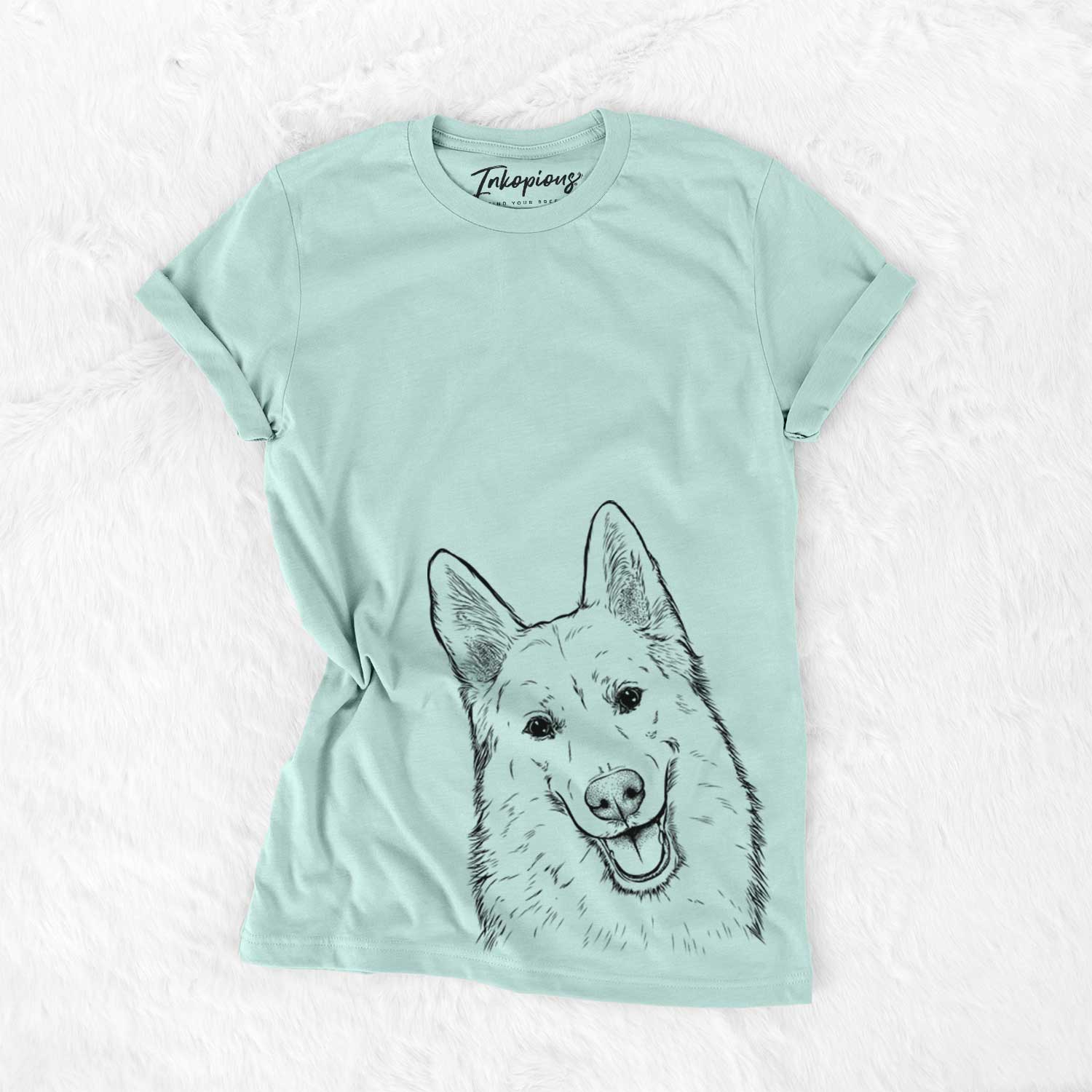 Bare Loki the Husky Shepherd Mix - Unisex Crewneck