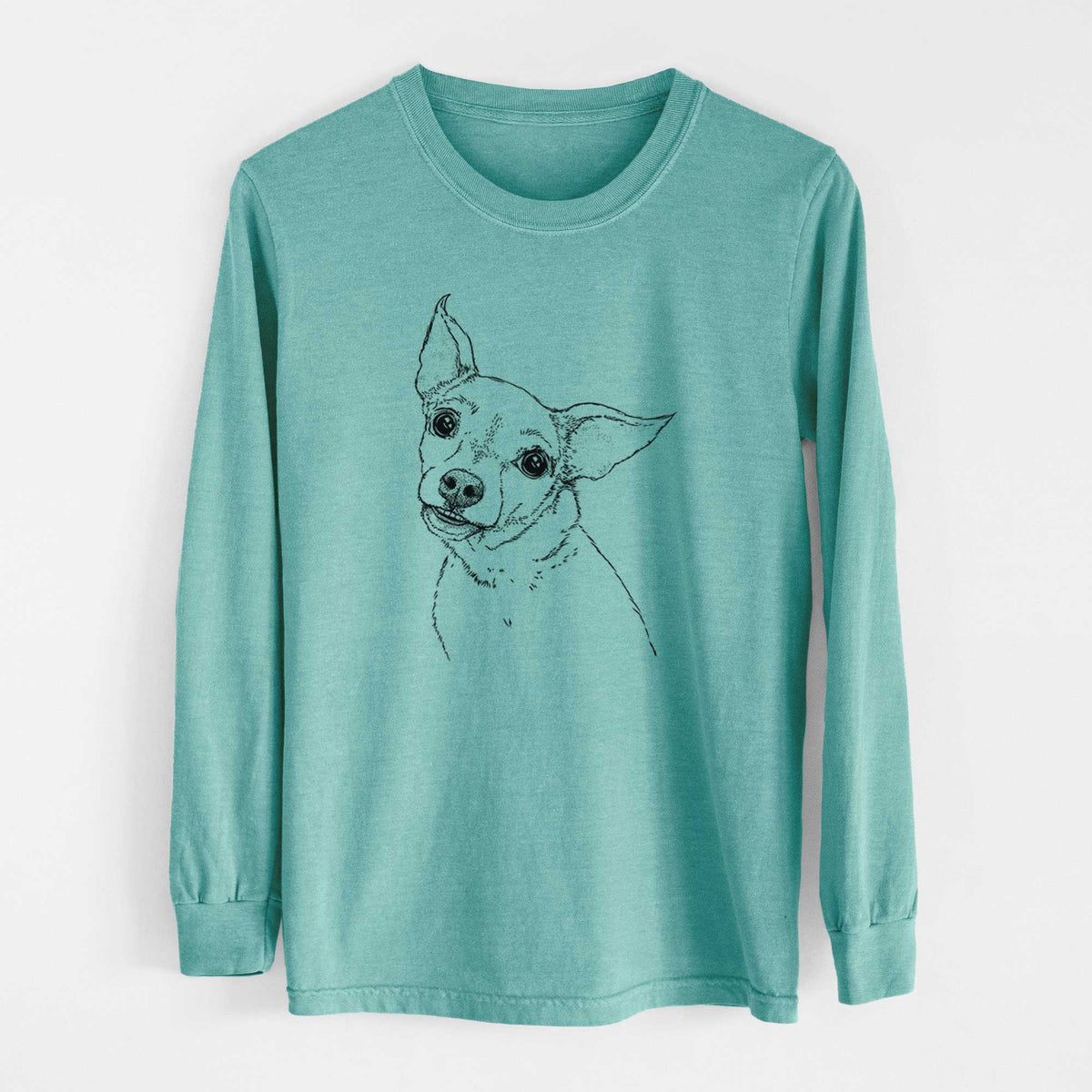 Bare Lola the Chiweenie - Heavyweight 100% Cotton Long Sleeve