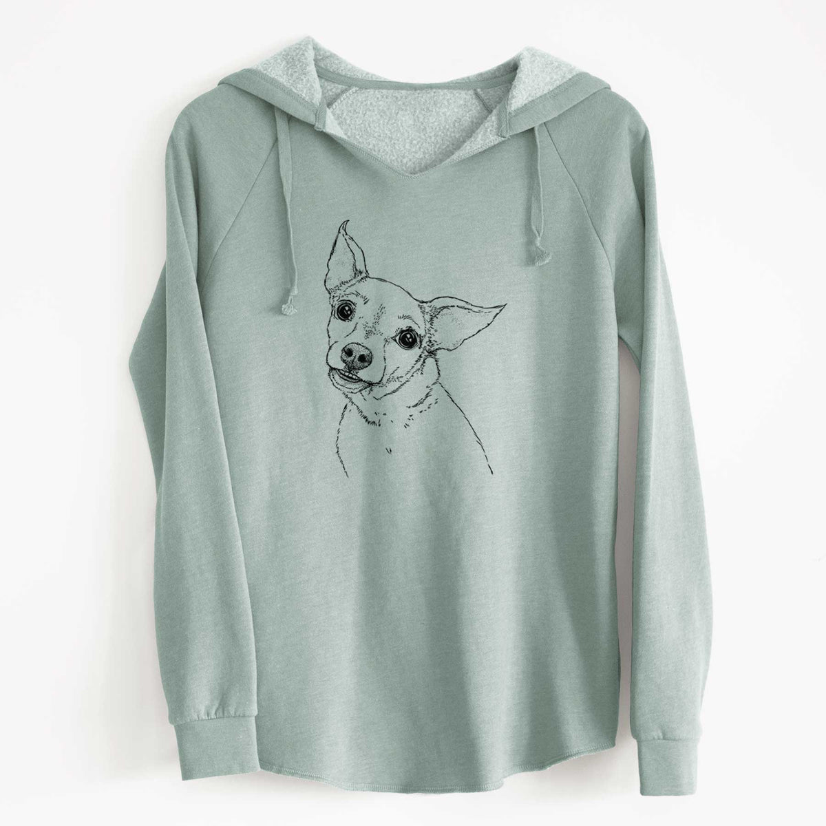 Bare Lola the Chiweenie - Cali Wave Hooded Sweatshirt