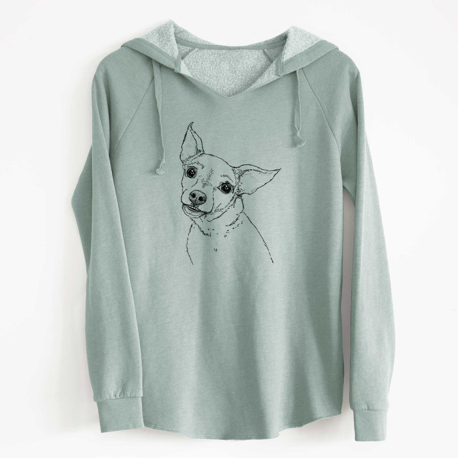 Bare Lola the Chiweenie - Cali Wave Hooded Sweatshirt