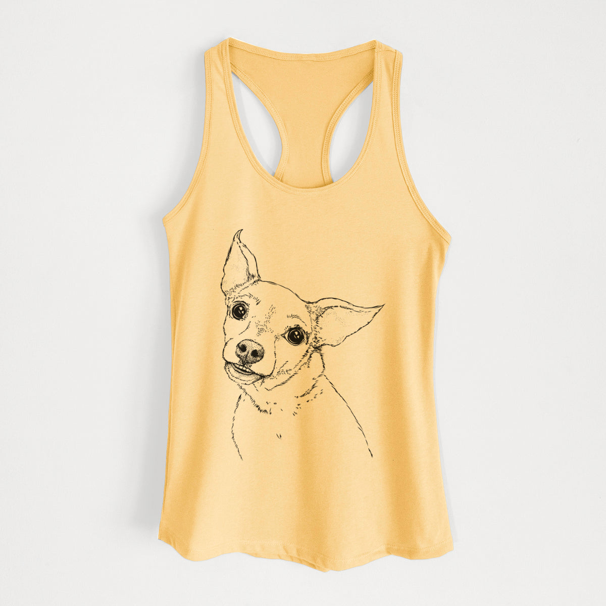 Lola the Chiweenie - Women's Racerback Tanktop