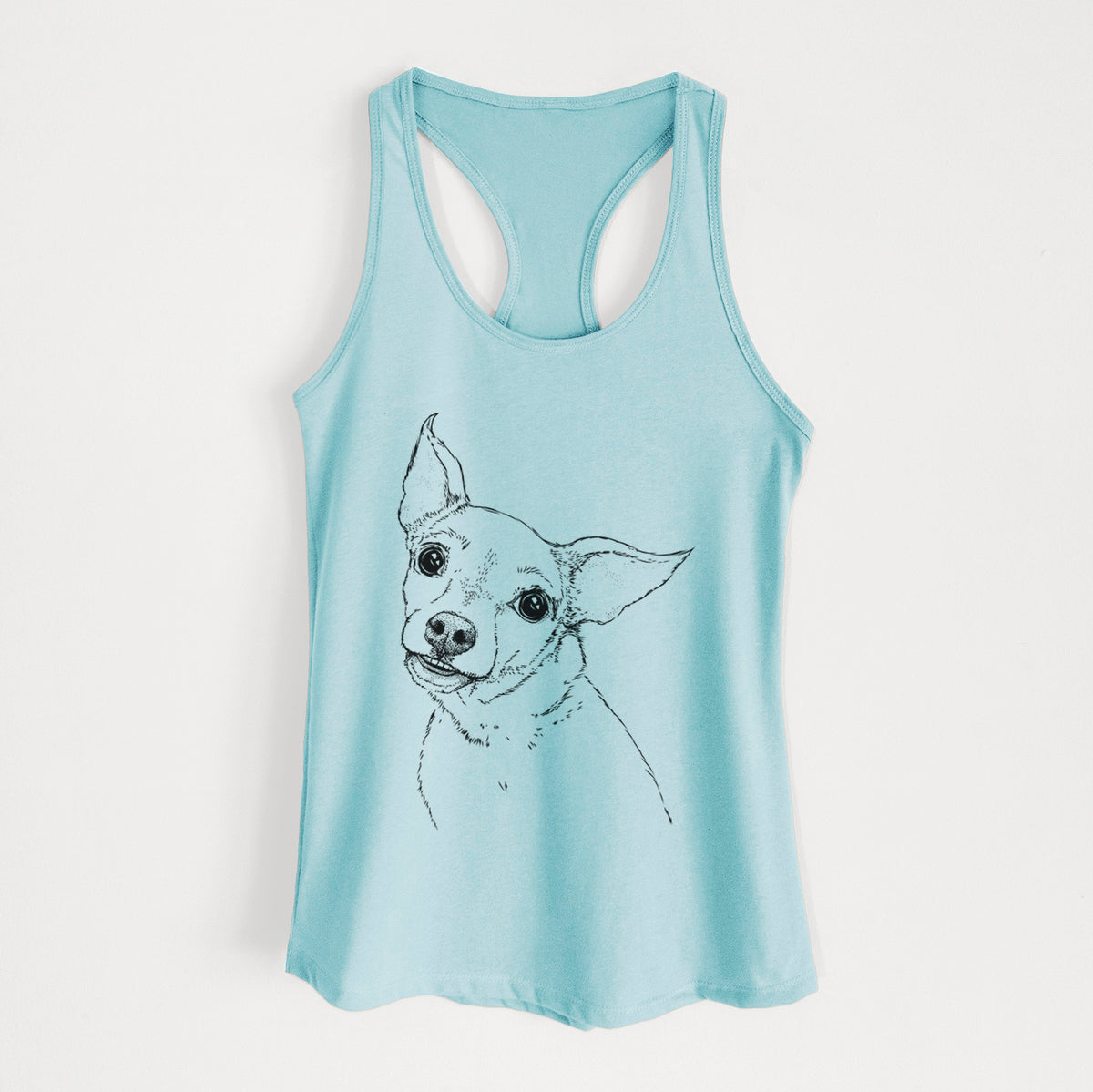 Lola the Chiweenie - Women's Racerback Tanktop