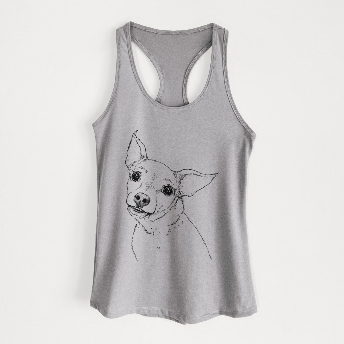 Lola the Chiweenie - Women&#39;s Racerback Tanktop