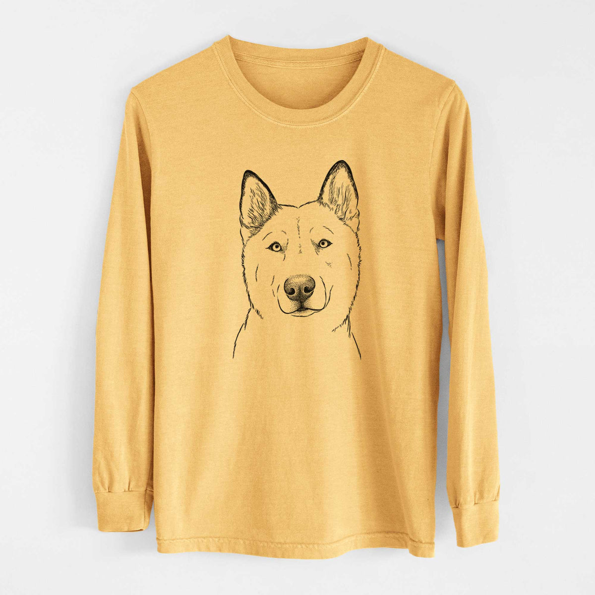 Bare London the Siberian Husky - Heavyweight 100% Cotton Long Sleeve