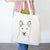 London the Siberian Husky - Tote Bag