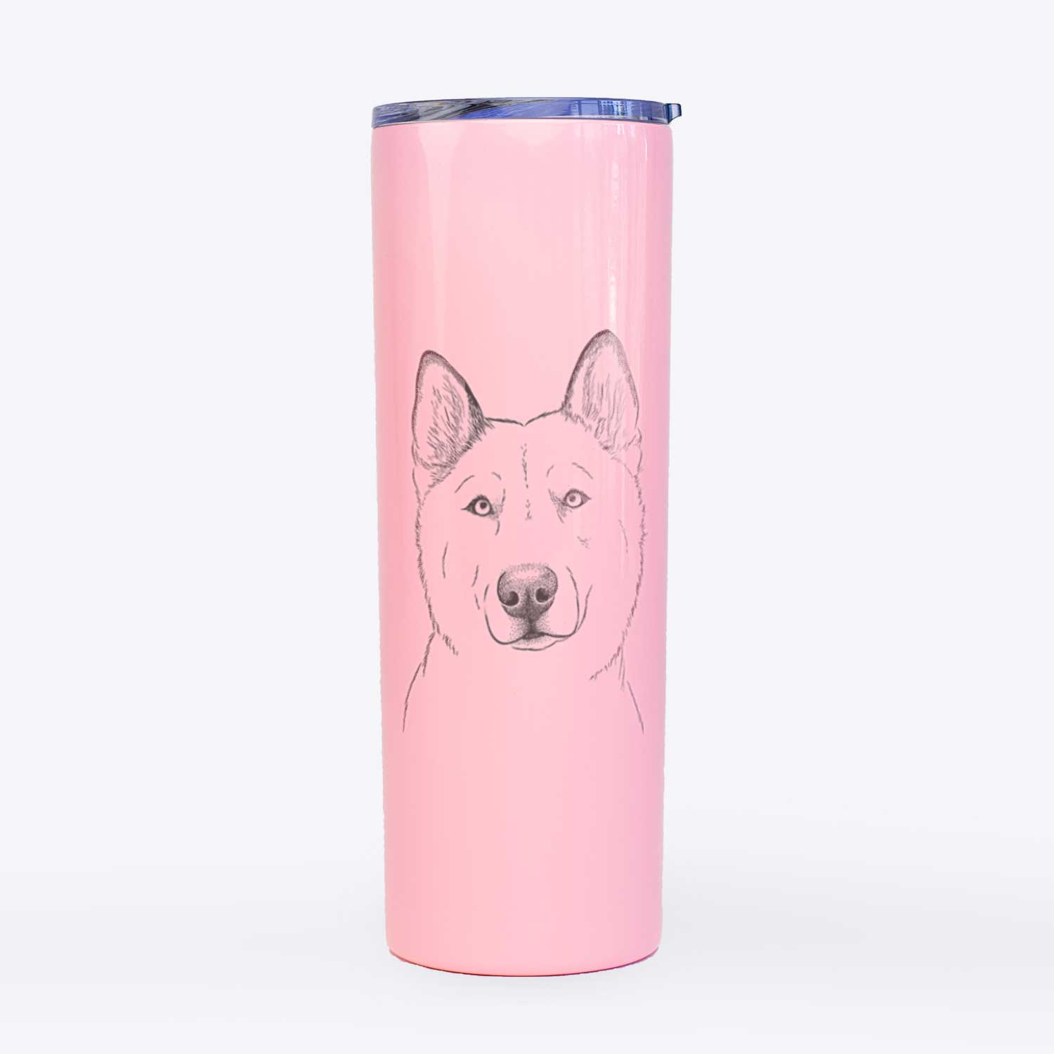 London the Siberian Husky - 20oz Skinny Tumbler