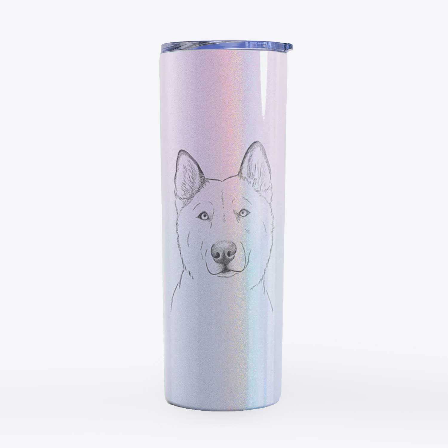 London the Siberian Husky - 20oz Skinny Tumbler