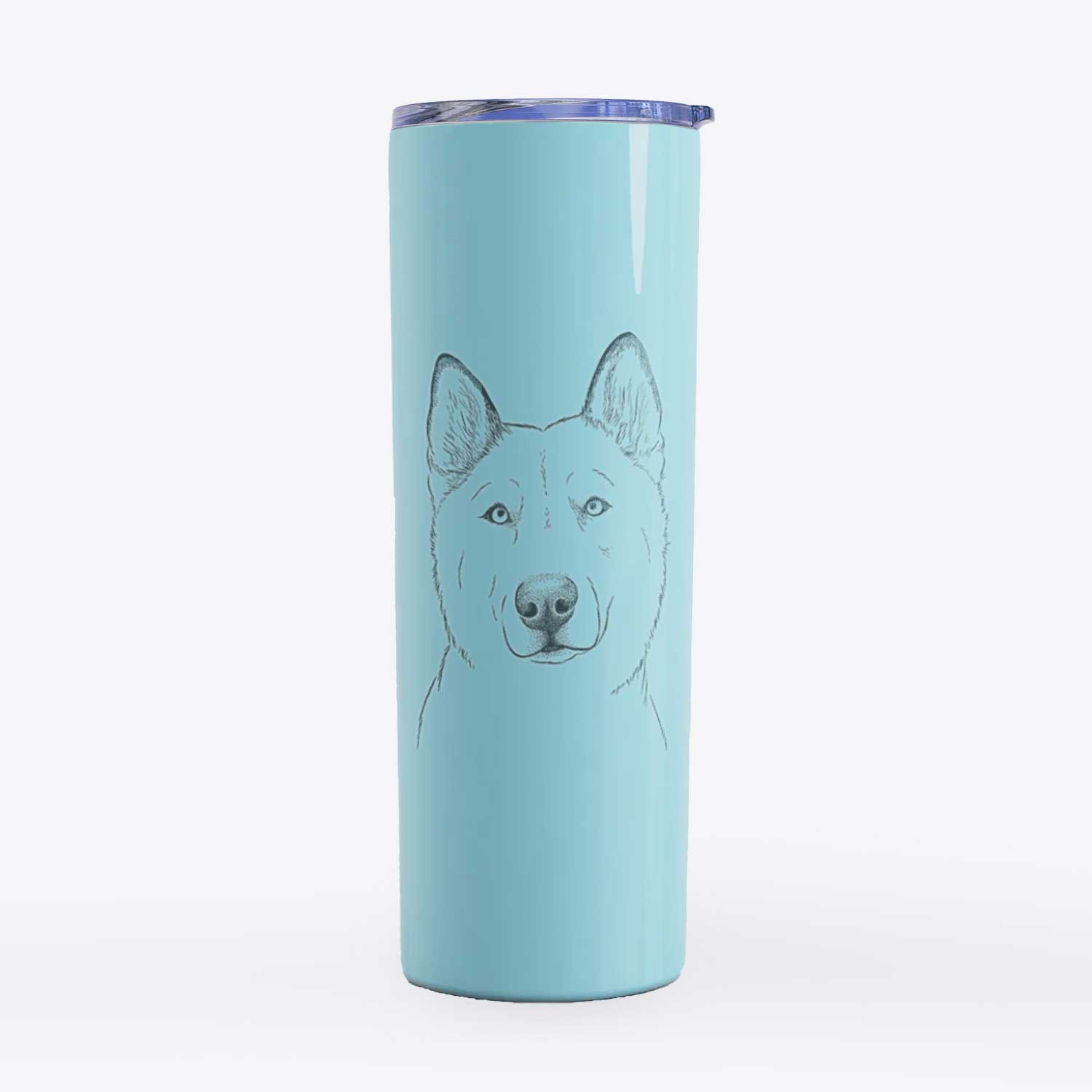 London the Siberian Husky - 20oz Skinny Tumbler