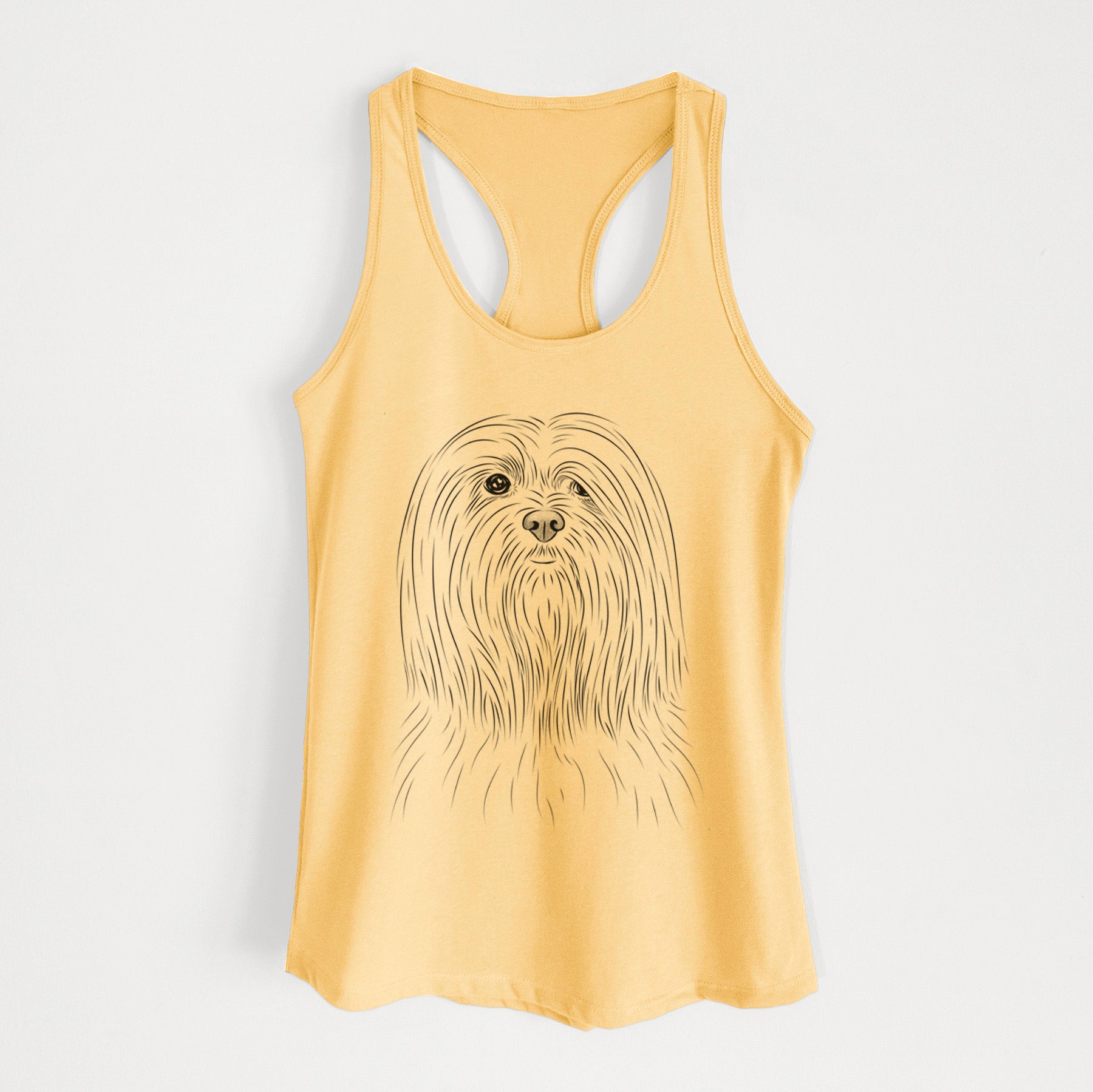 Lorenzo the Lhasa Apso - Women's Racerback Tanktop