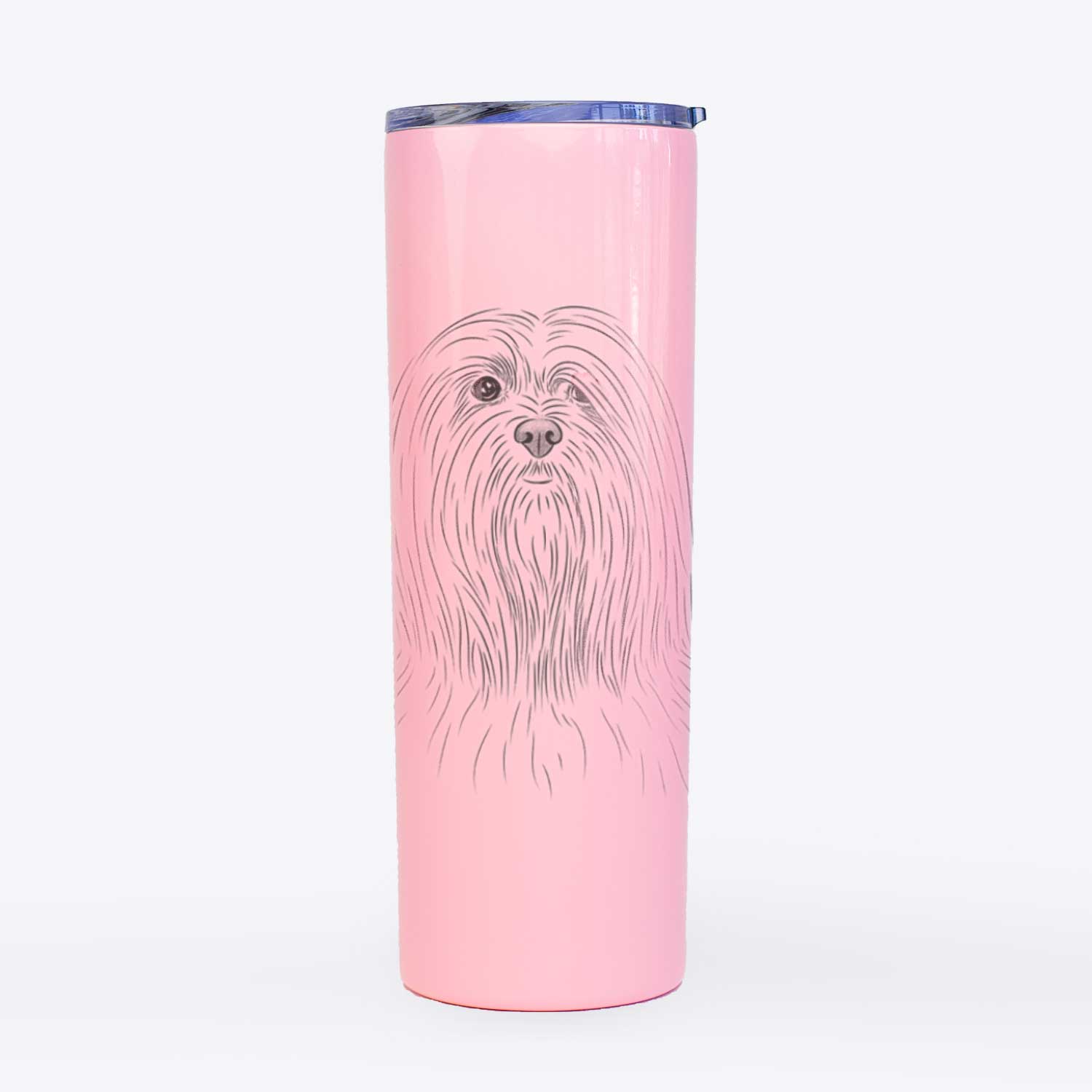 Lorenzo the Lhasa Apso - 20oz Skinny Tumbler