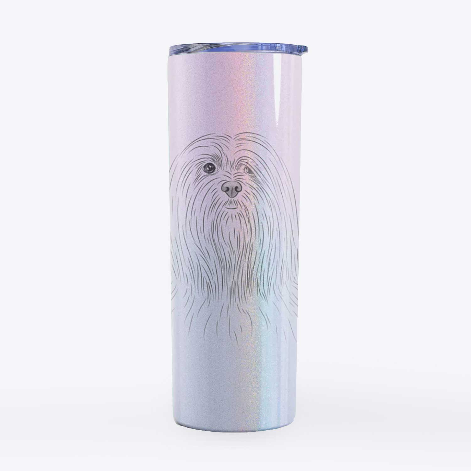 Lorenzo the Lhasa Apso - 20oz Skinny Tumbler