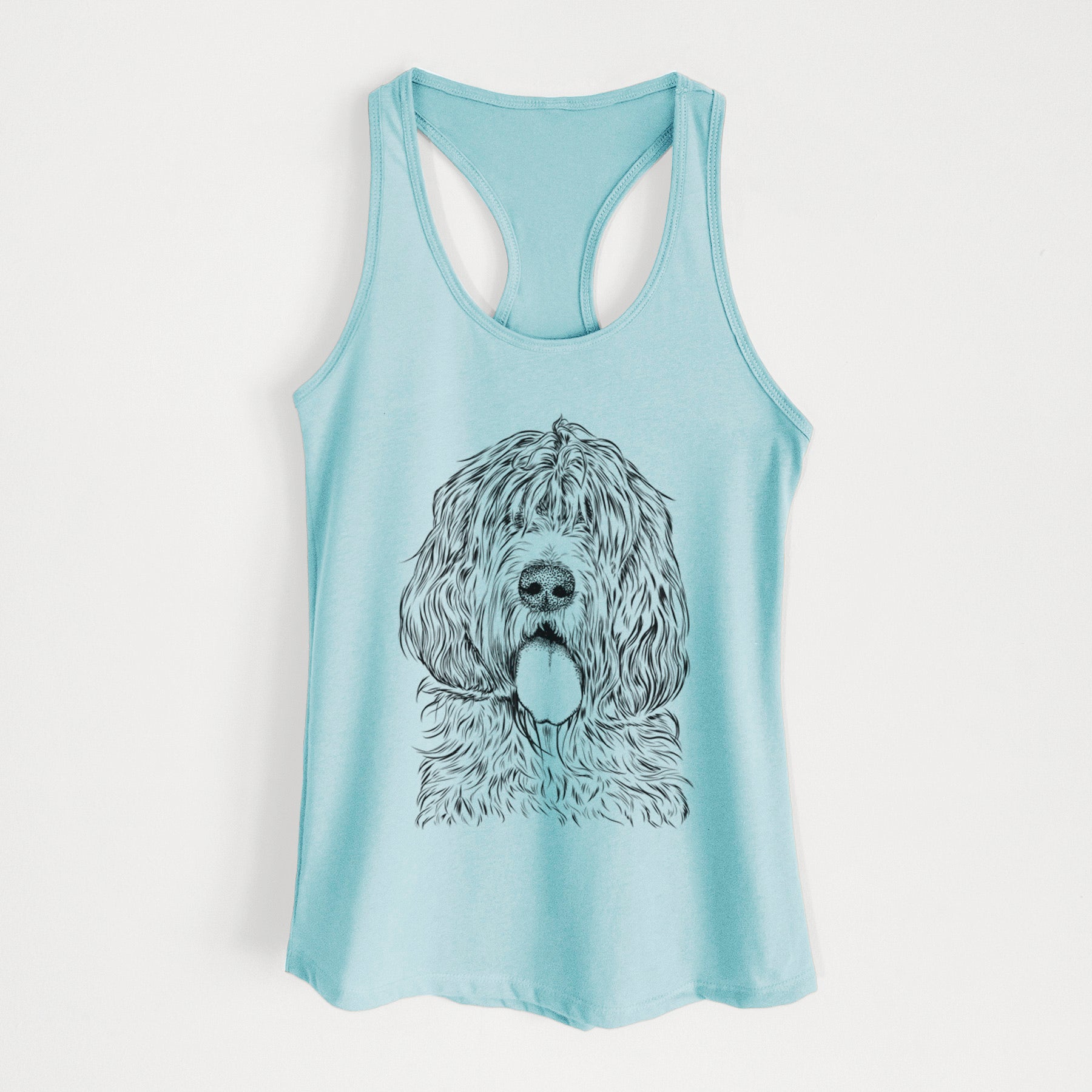 Lou the Otterhound - Women's Racerback Tanktop