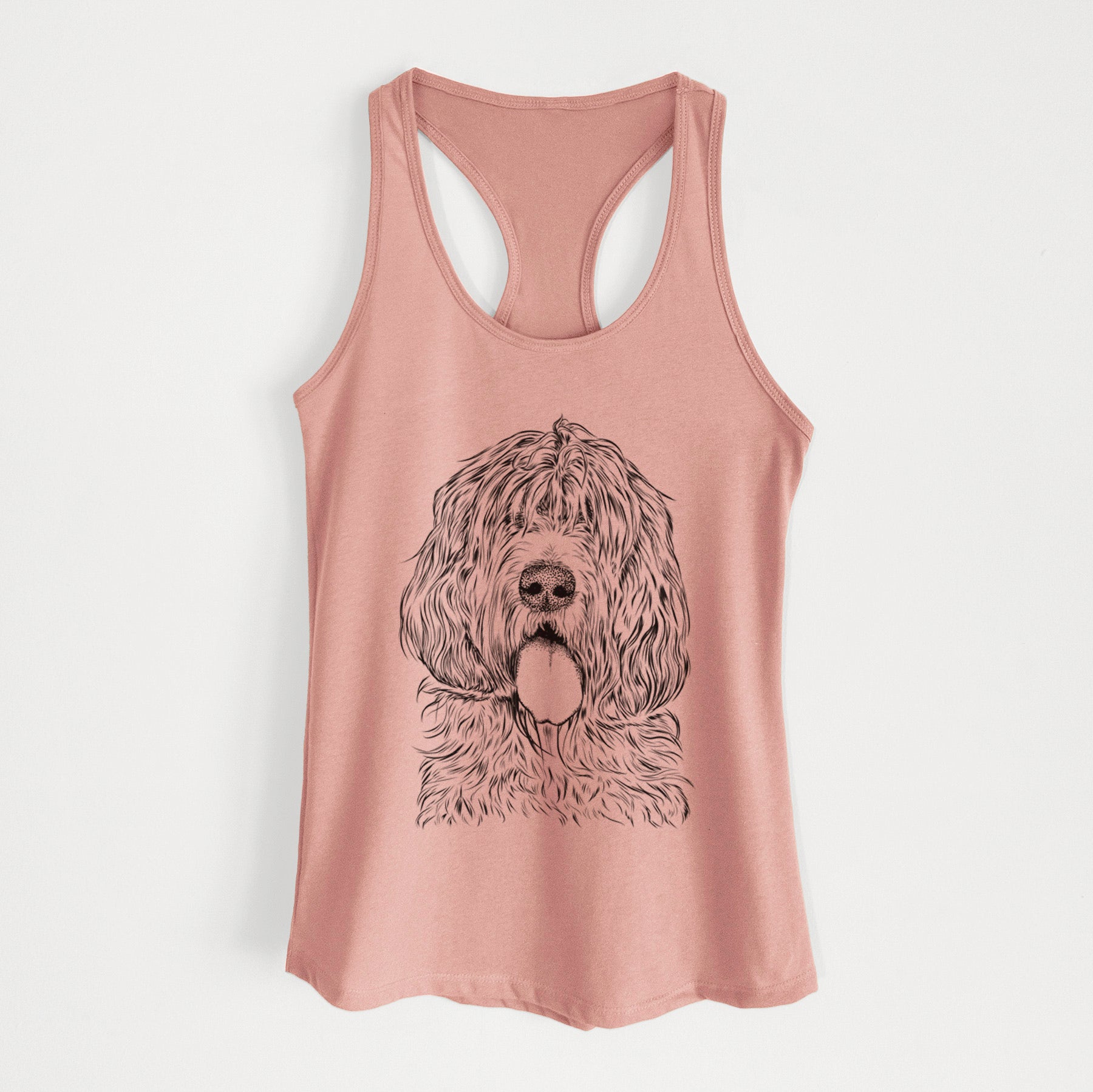 Lou the Otterhound - Women's Racerback Tanktop