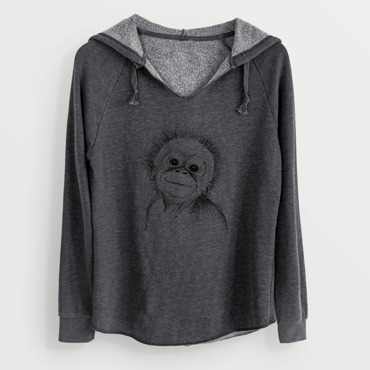 Bare Louie the Baby Orangutan - Cali Wave Hooded Sweatshirt