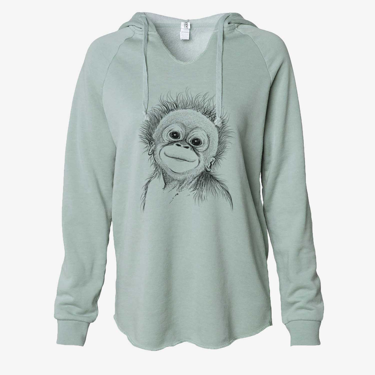 Louie the Baby Orangutan - Cali Wave Hooded Sweatshirt