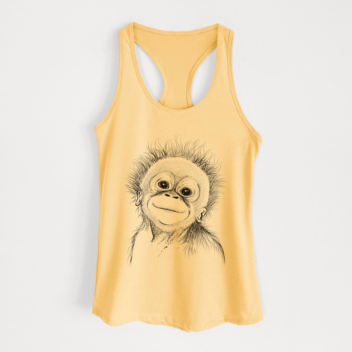 Louie the Baby Orangutan - Women's Racerback Tanktop