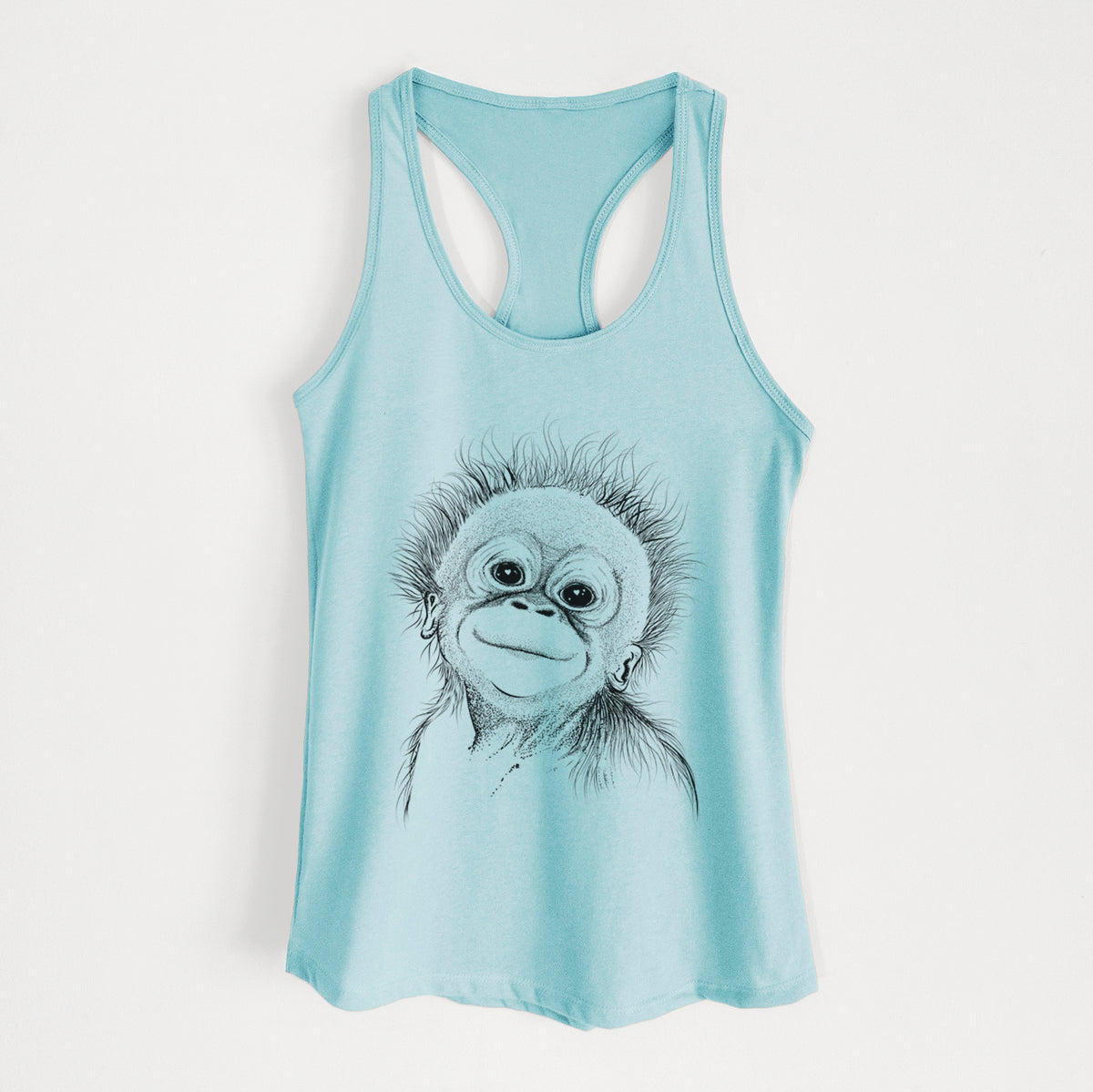Louie the Baby Orangutan - Women's Racerback Tanktop
