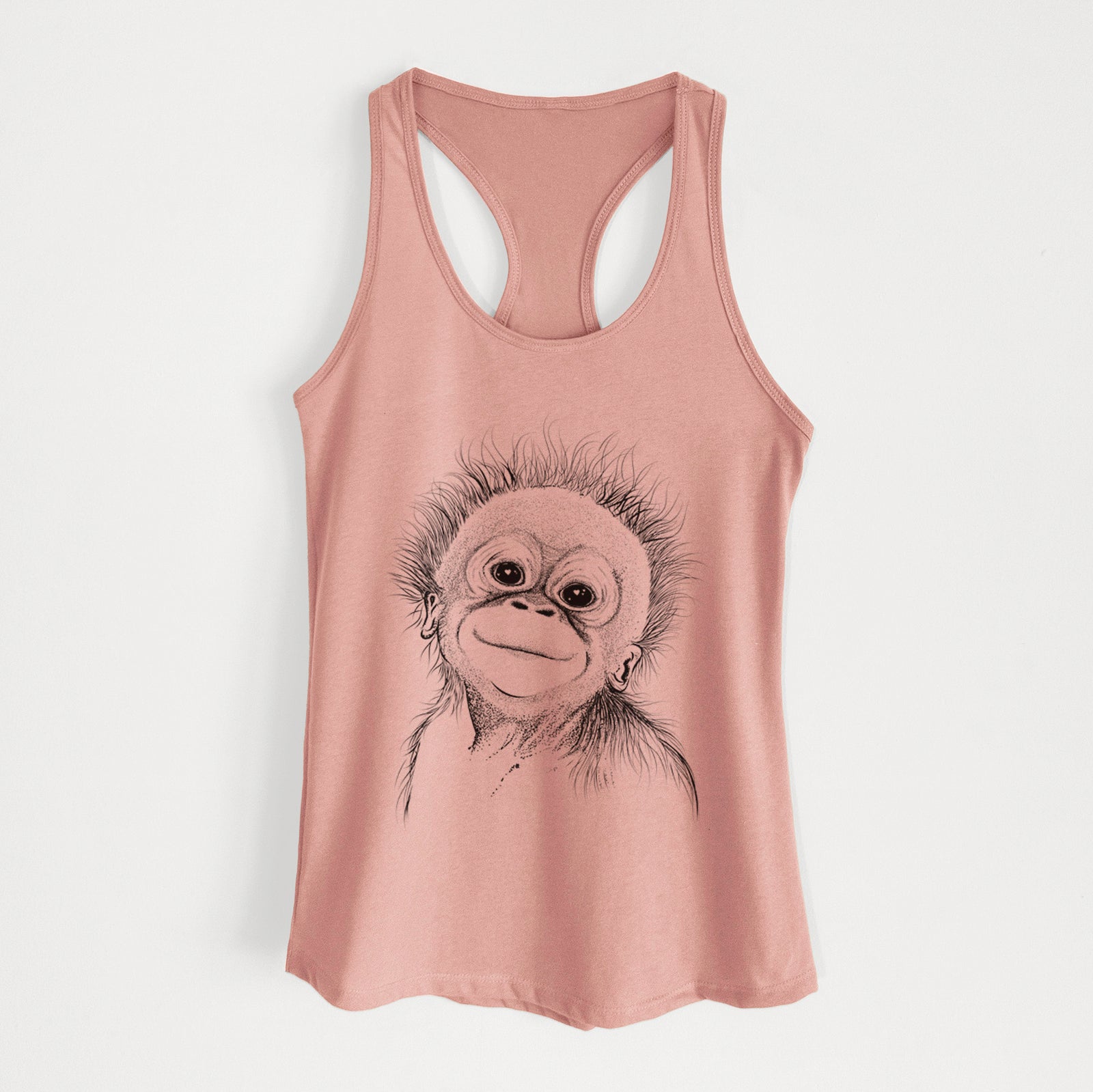 Louie the Baby Orangutan - Women's Racerback Tanktop