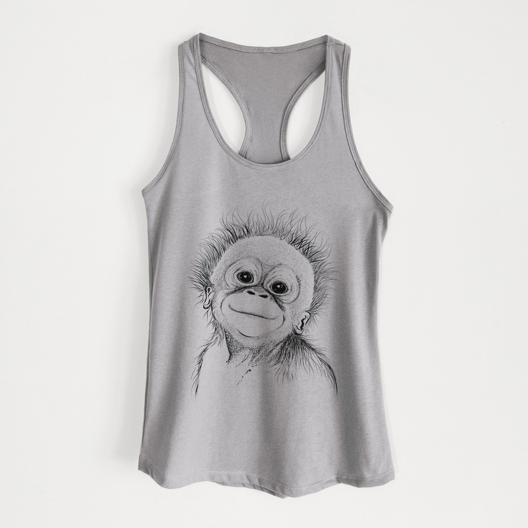 Louie the Baby Orangutan - Women's Racerback Tanktop