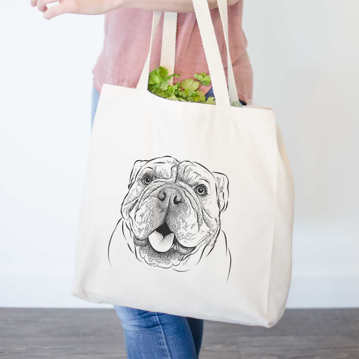 Louie the English Bulldog - Tote Bag