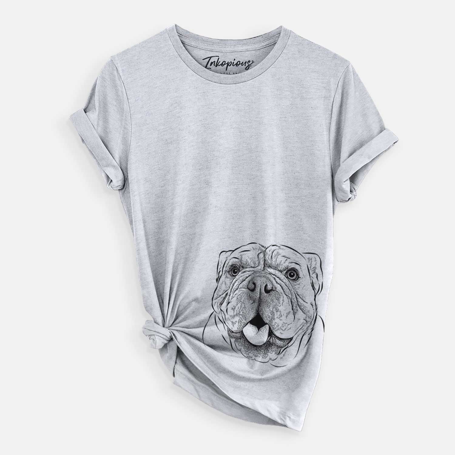 Bare Louie the English Bulldog - Unisex Crewneck