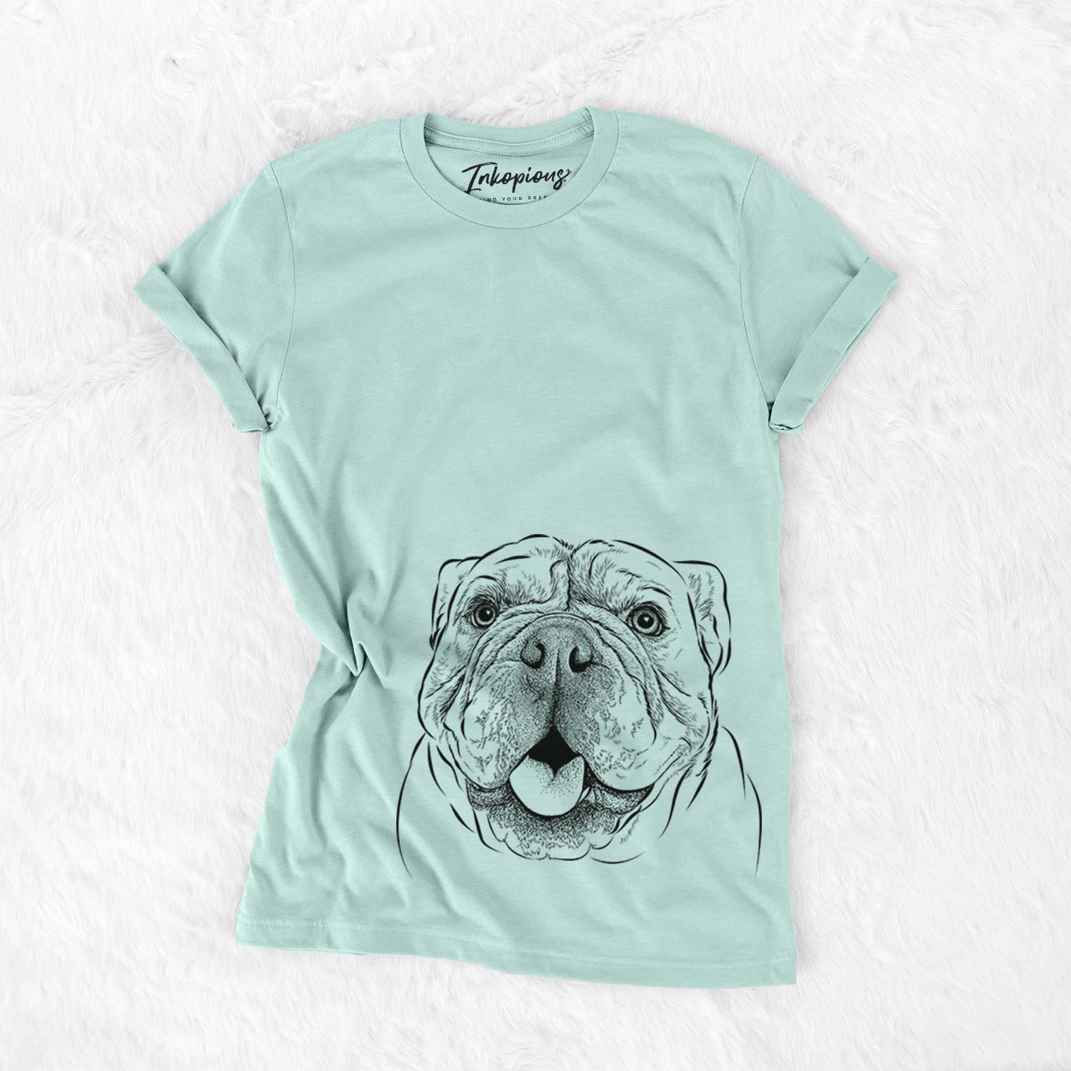 Bare Louie the English Bulldog - Unisex Crewneck