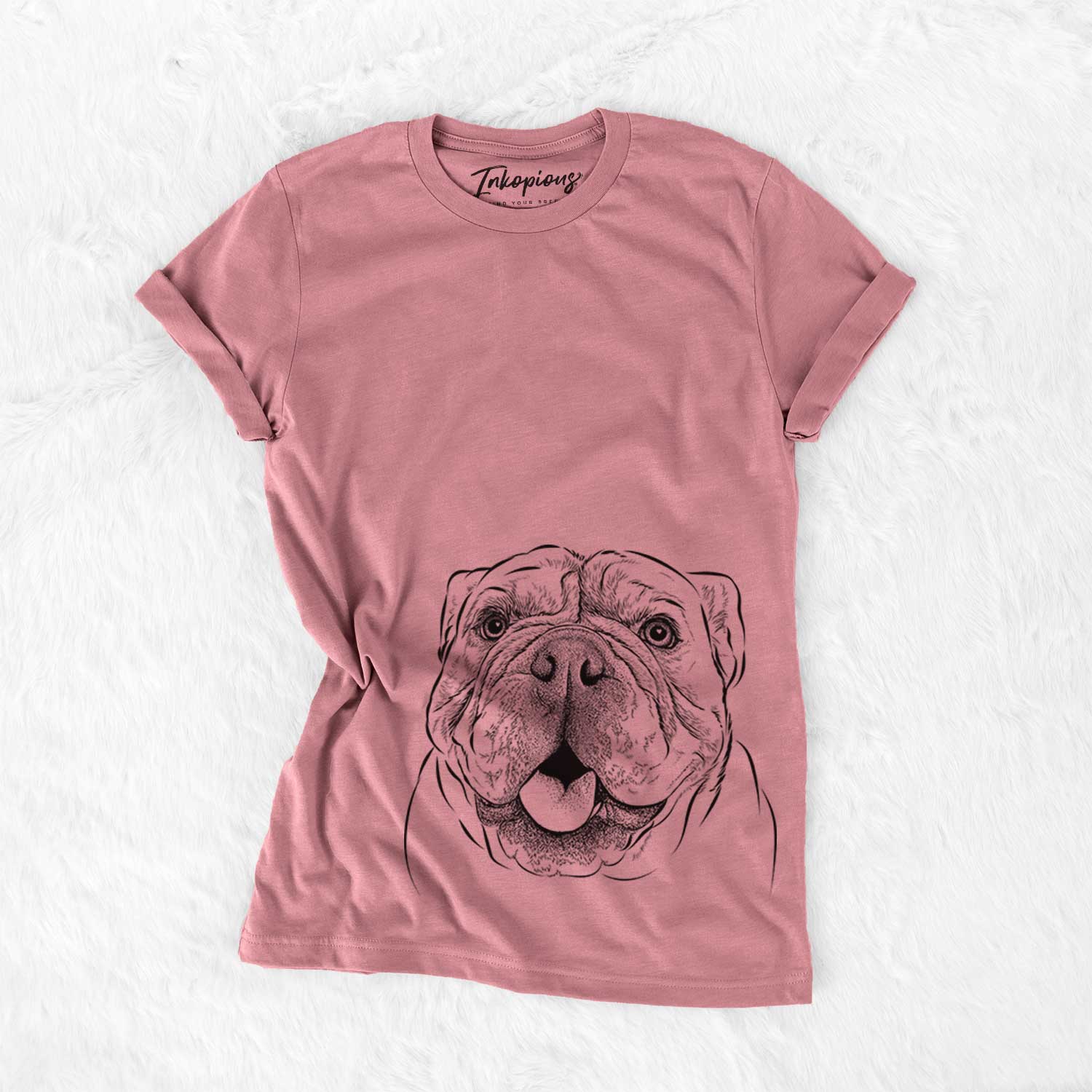 Bare Louie the English Bulldog - Unisex Crewneck