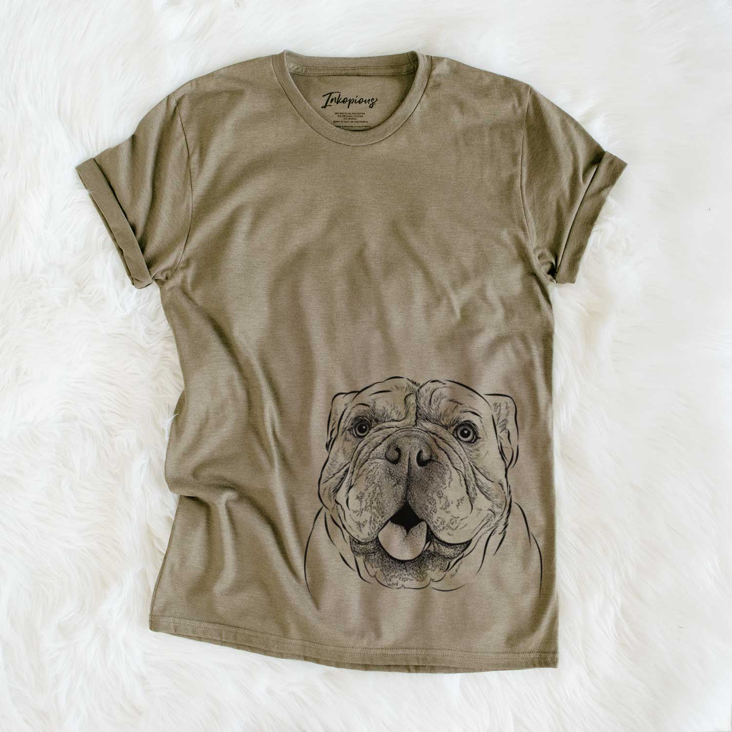 Bare Louie the English Bulldog - Unisex Crewneck