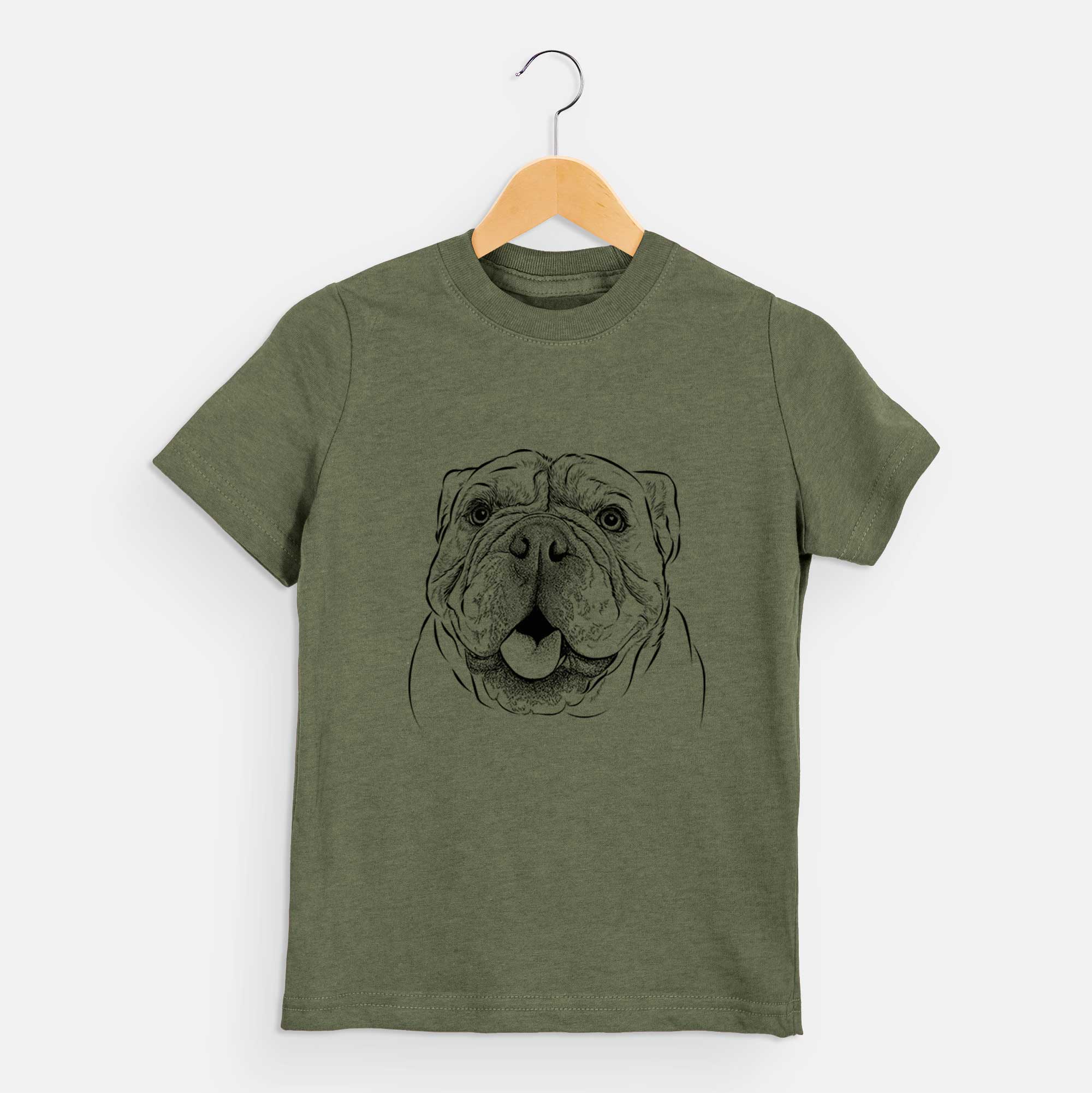 Bare Louie the English Bulldog - Kids/Youth/Toddler Shirt