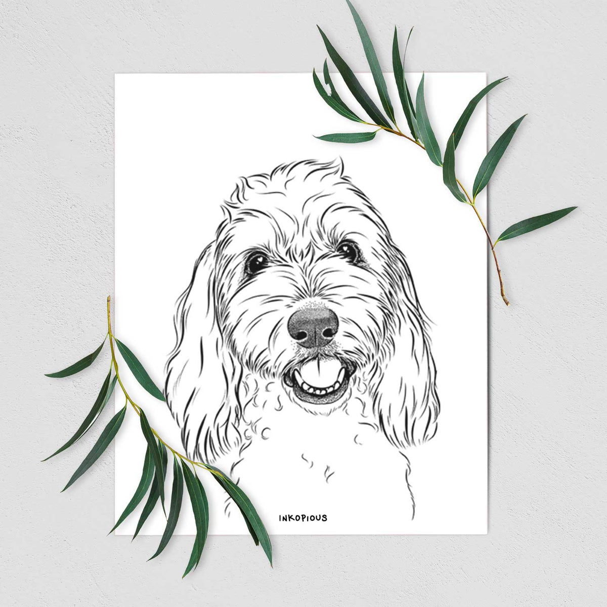 Louie the Coton de Tulear Art Print