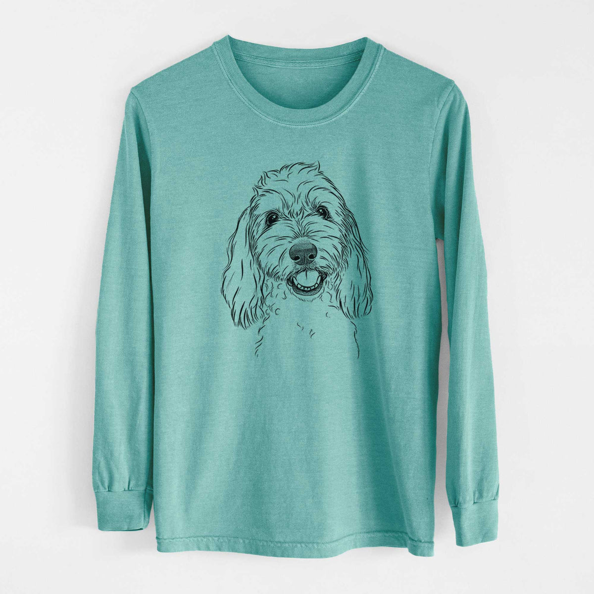 Bare Louie the Coton de Tulear - Heavyweight 100% Cotton Long Sleeve