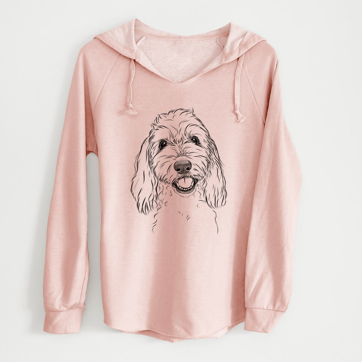Bare Louie the Coton de Tulear - Cali Wave Hooded Sweatshirt