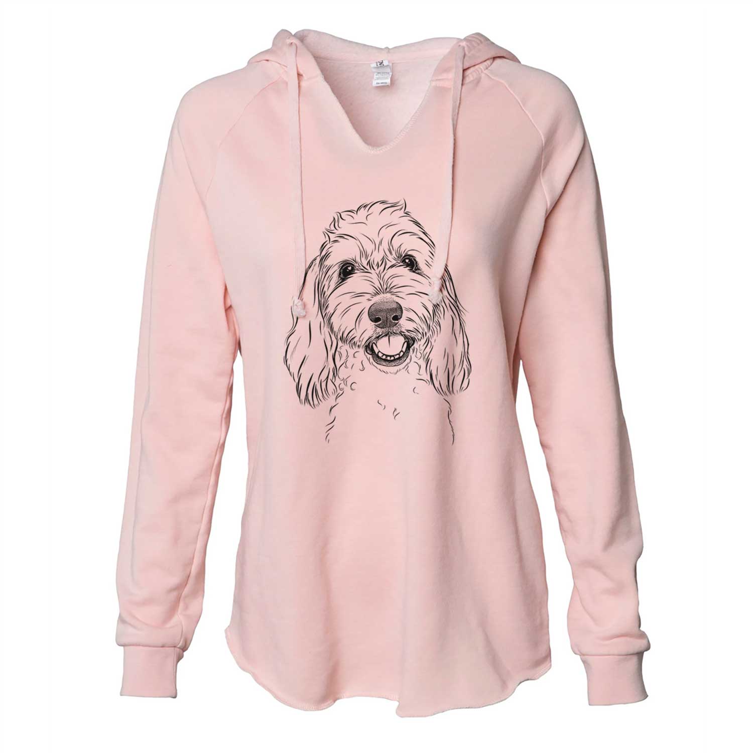 Louie the Coton de Tulear - Cali Wave Hooded Sweatshirt