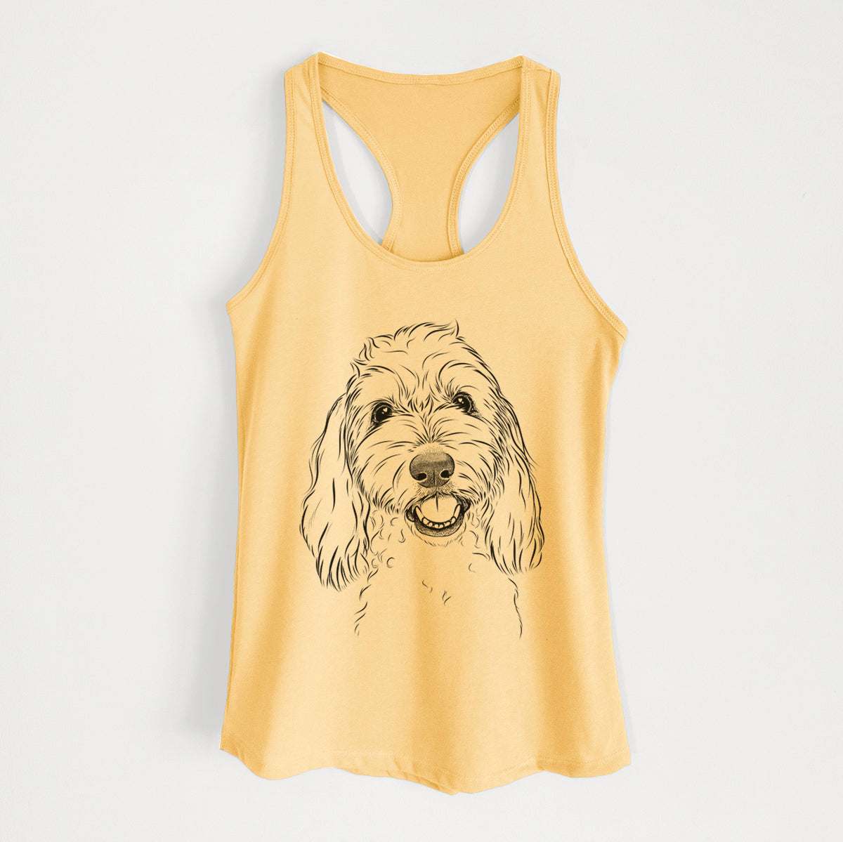 Louie the Coton de Tulear - Women's Racerback Tanktop