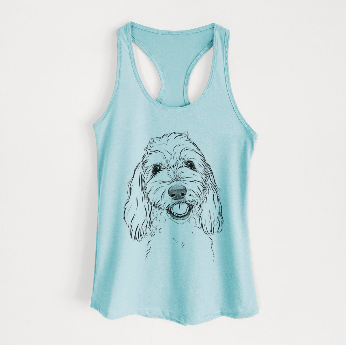 Louie the Coton de Tulear - Women's Racerback Tanktop