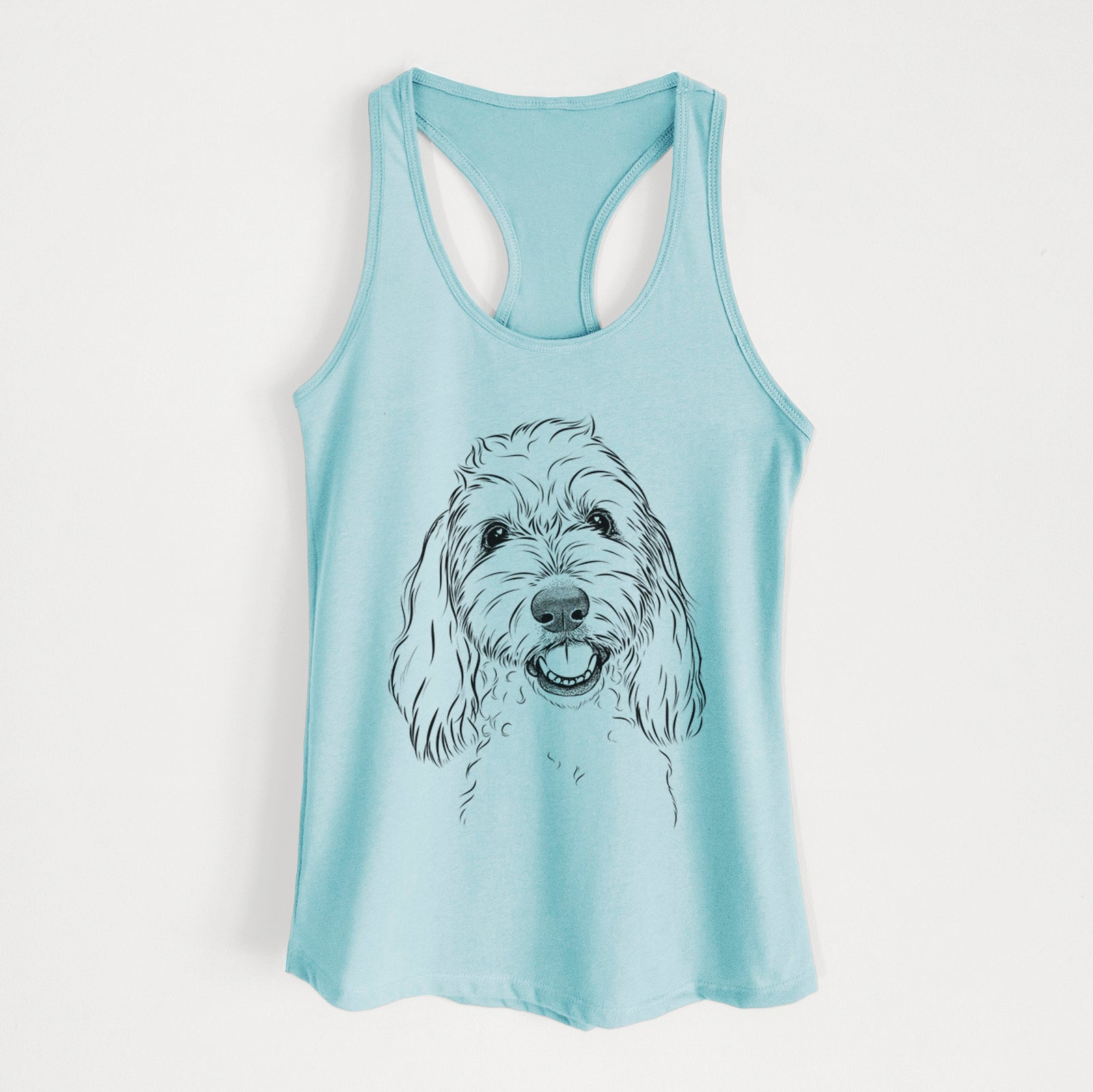 Louie the Coton de Tulear - Women's Racerback Tanktop