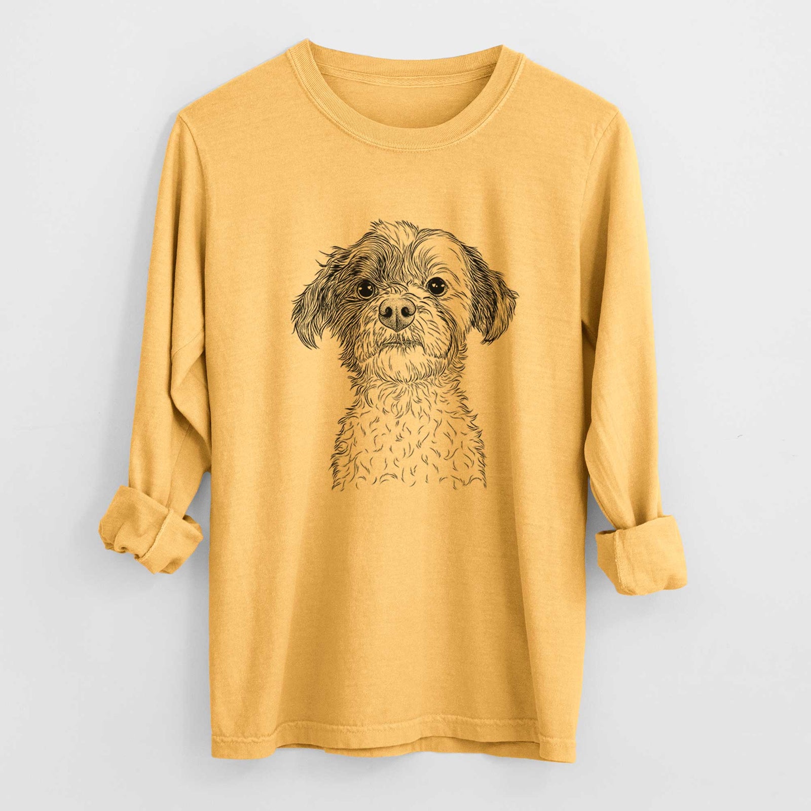 Bare Louise the Havanese - Heavyweight 100% Cotton Long Sleeve