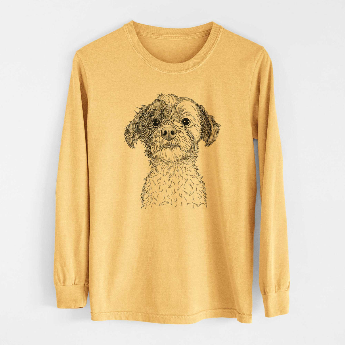 Bare Louise the Havanese - Heavyweight 100% Cotton Long Sleeve