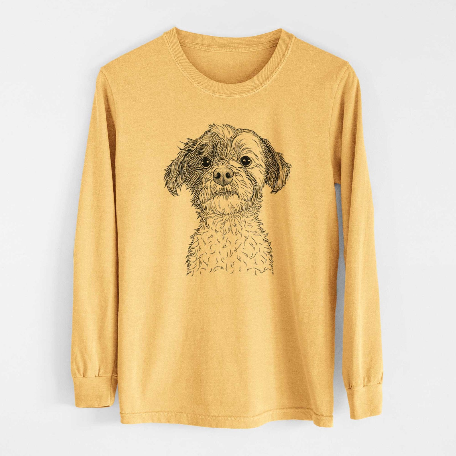 Bare Louise the Havanese - Heavyweight 100% Cotton Long Sleeve