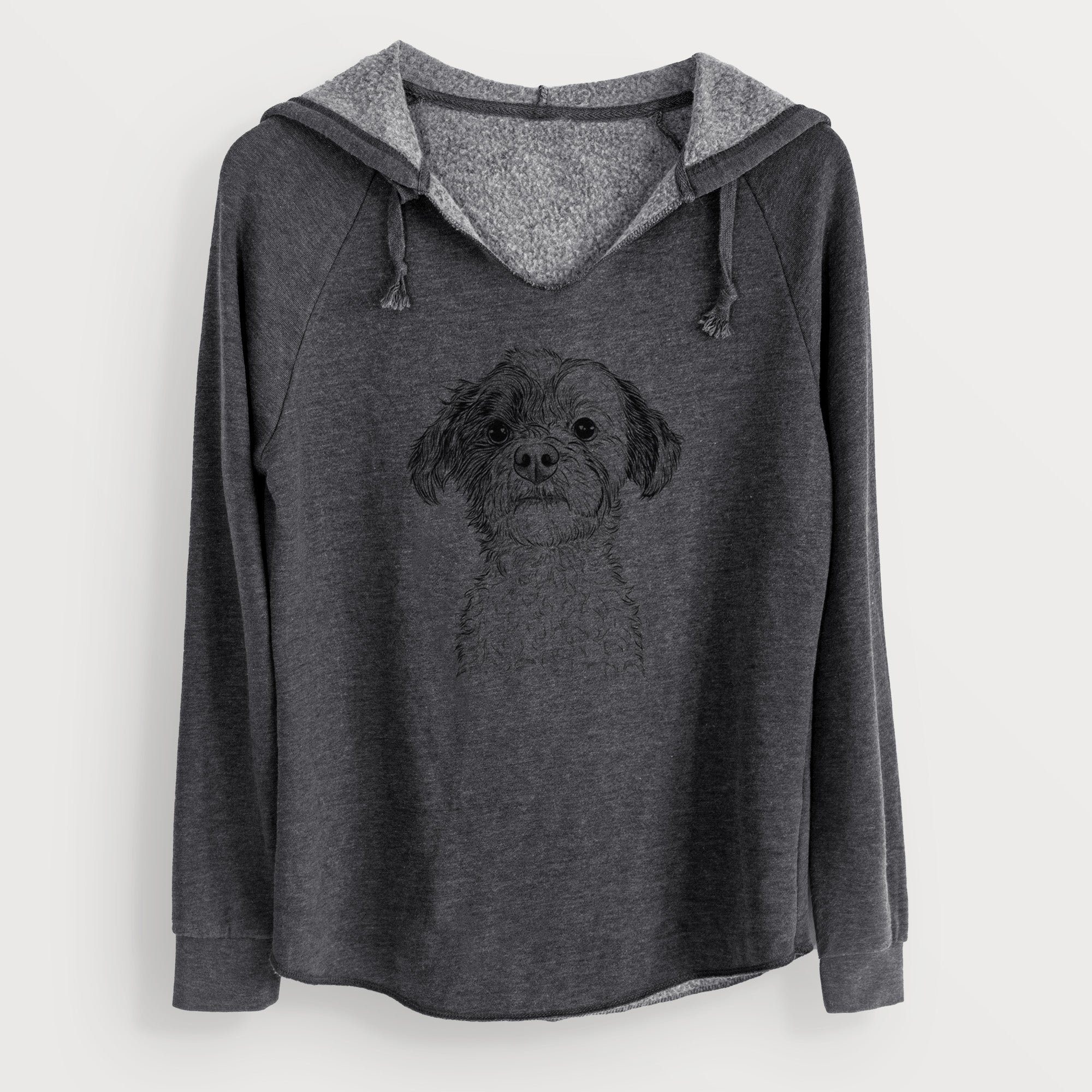 Bare Louise the Havanese - Cali Wave Hooded Sweatshirt