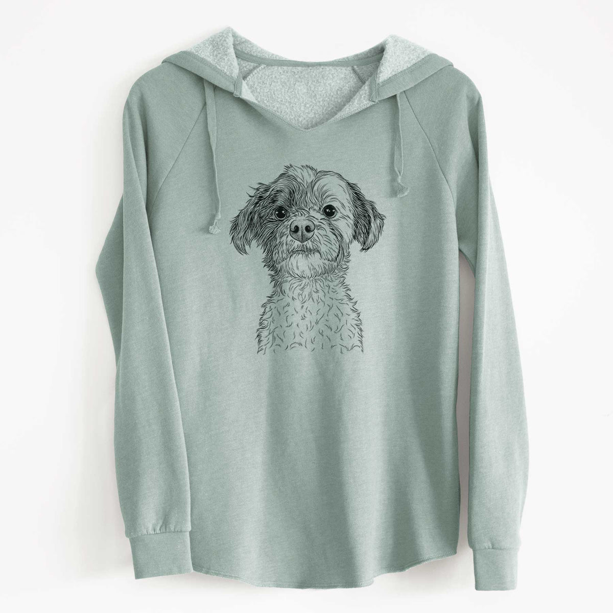 Bare Louise the Havanese - Cali Wave Hooded Sweatshirt