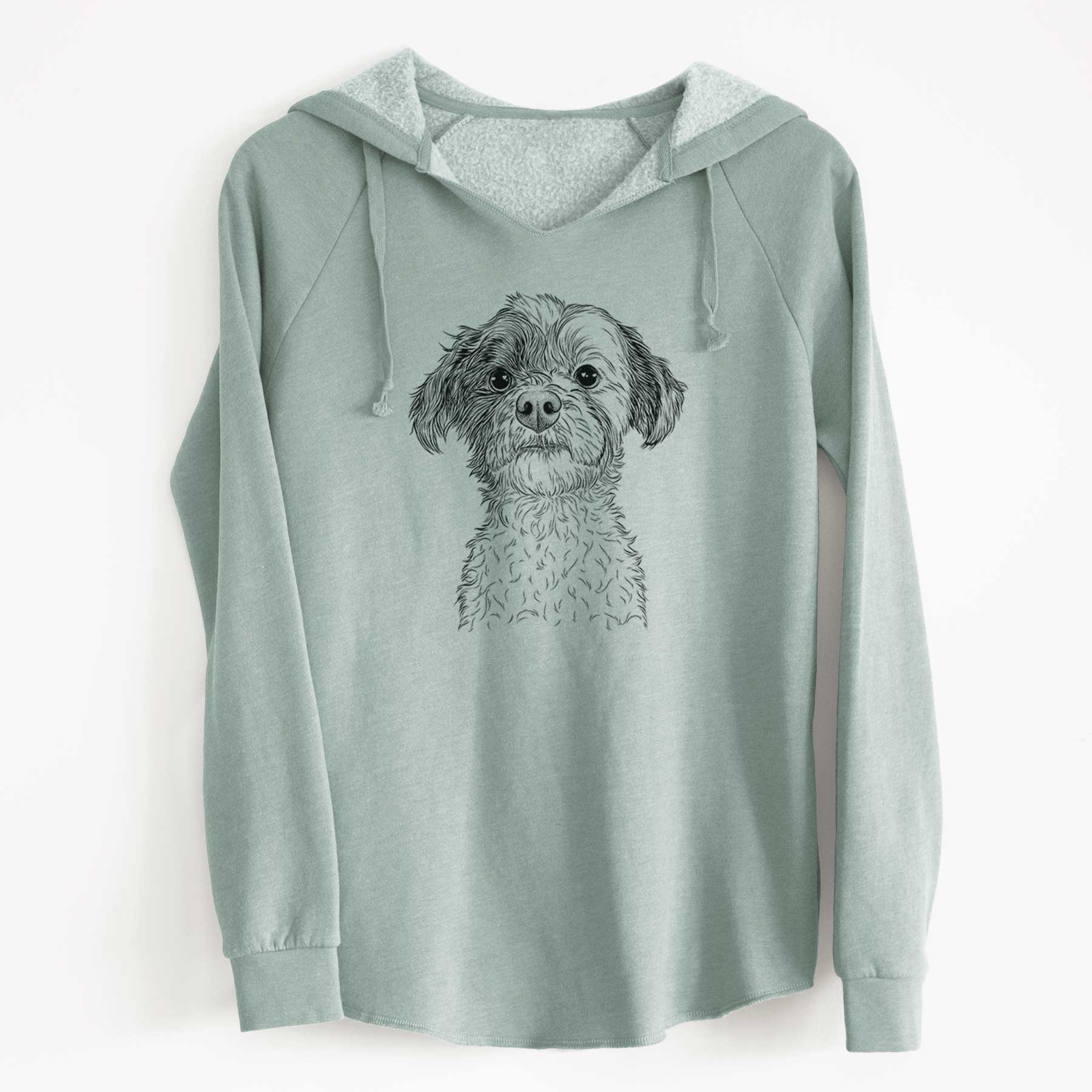 Bare Louise the Havanese - Cali Wave Hooded Sweatshirt