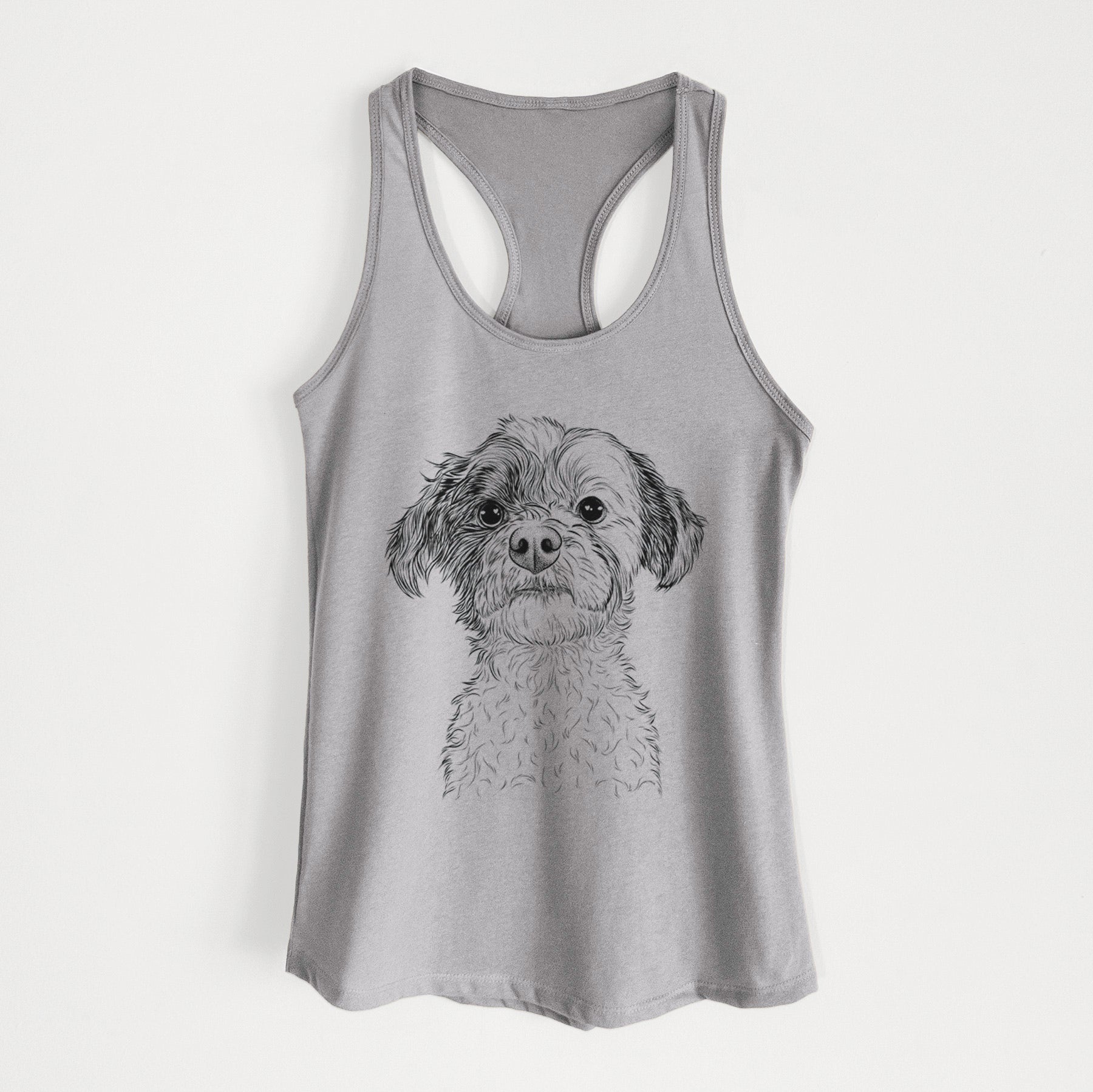 Louise the Havanese - Women's Racerback Tanktop