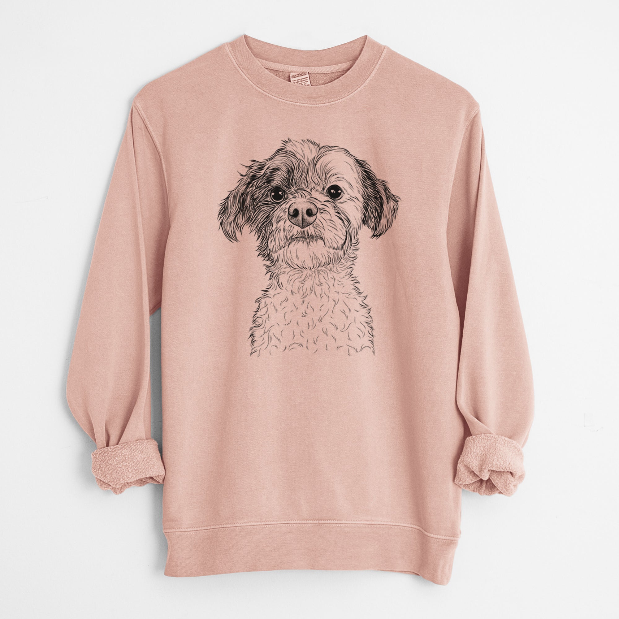 Bare Louise the Havanese - Unisex Pigment Dyed Crew Sweatshirt