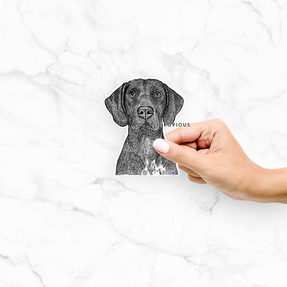 Lucifer the German Shorthaired Pointer - Decal Sticker