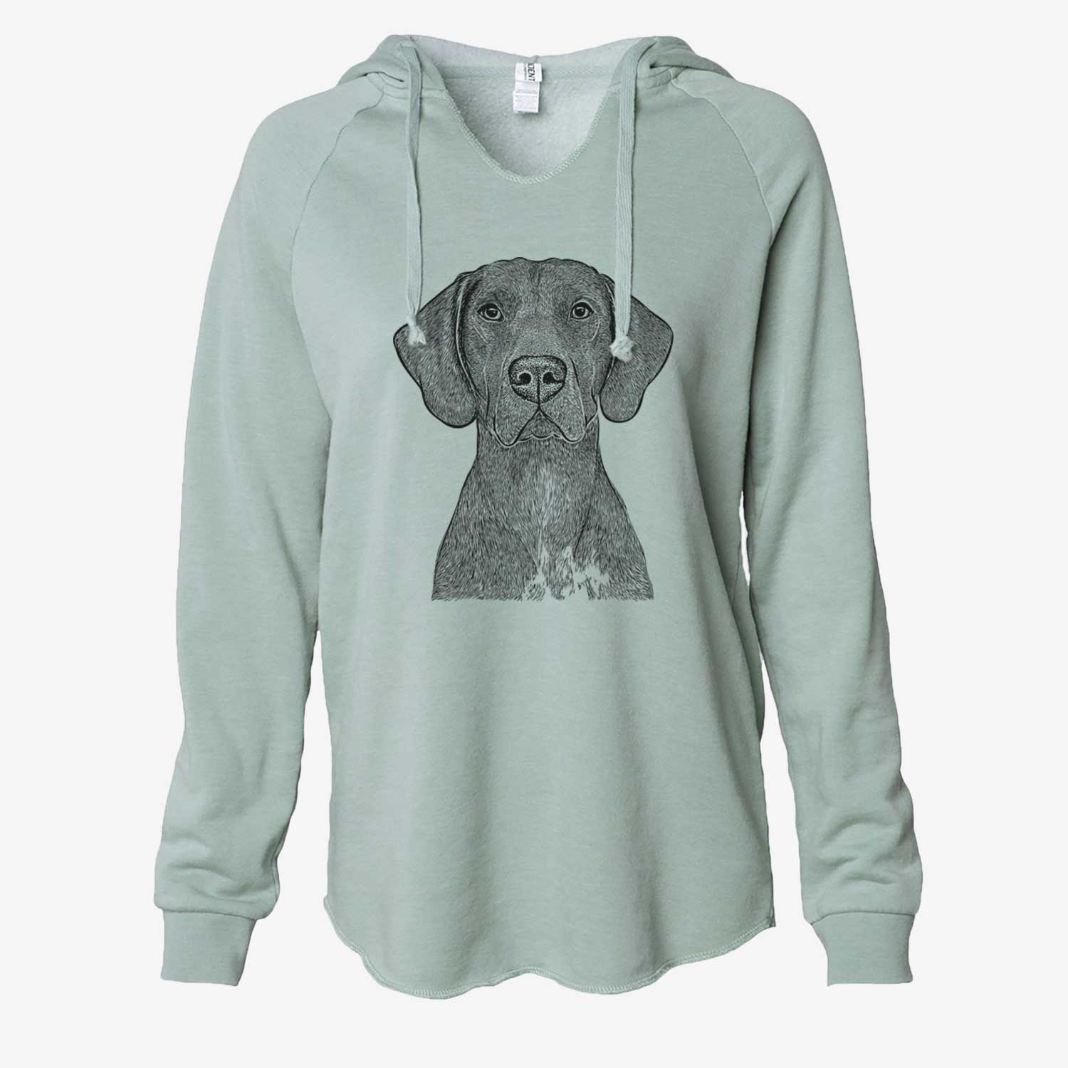 Lucifer the German Shorthaired Pointer - Cali Wave Hooded Sweatshirt