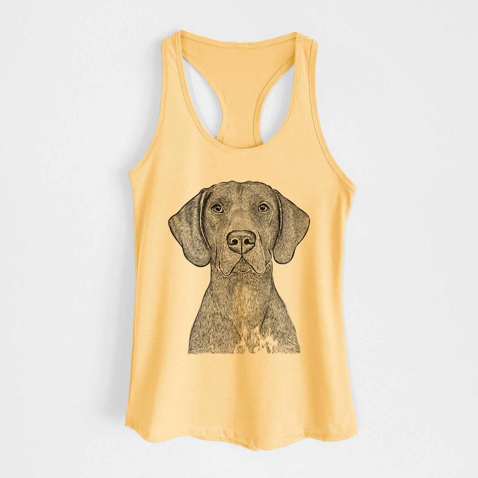 Lucifer the German Shorthaired Pointer - Women's Racerback Tanktop