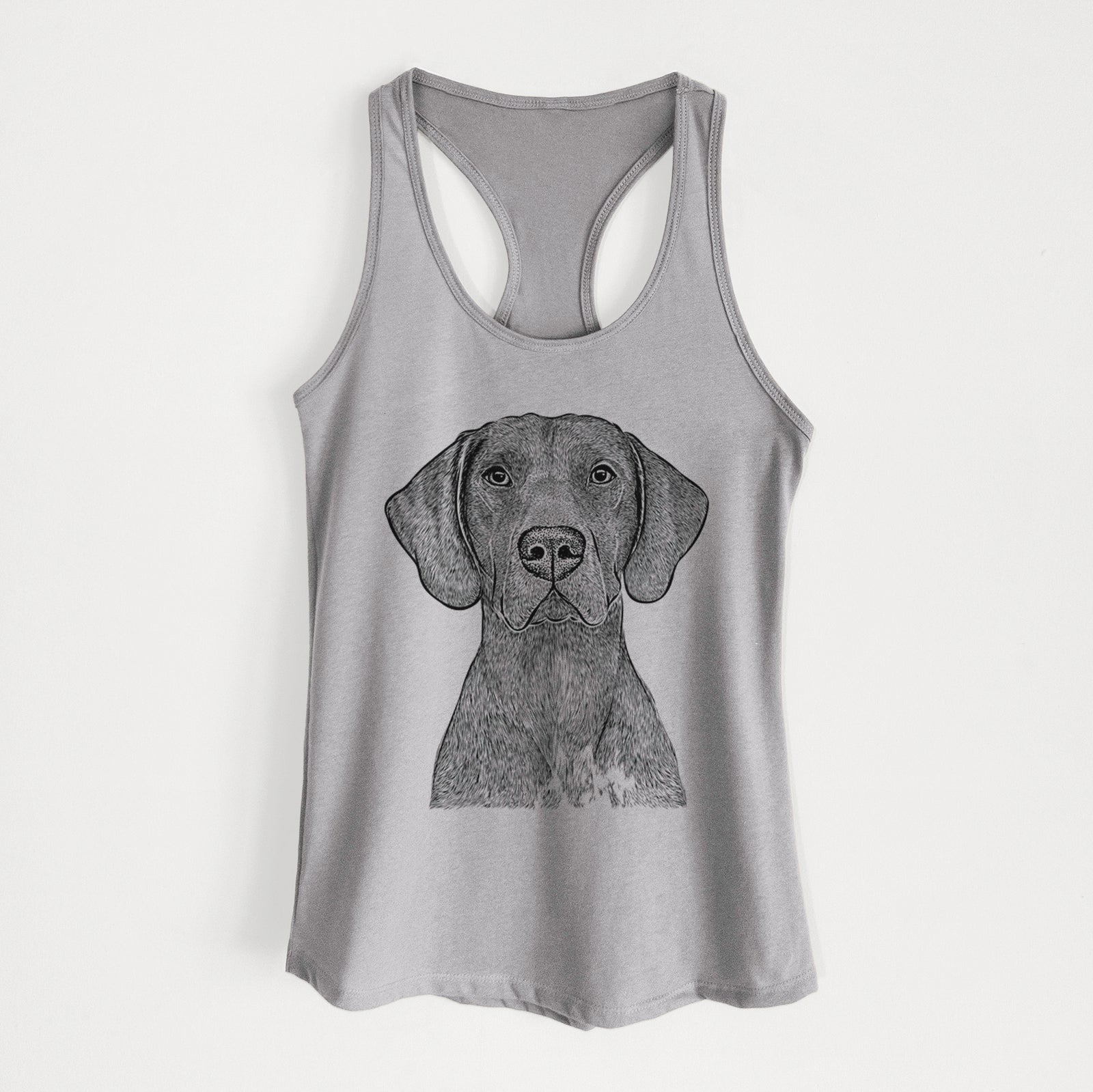 Lucifer the German Shorthaired Pointer - Women's Racerback Tanktop