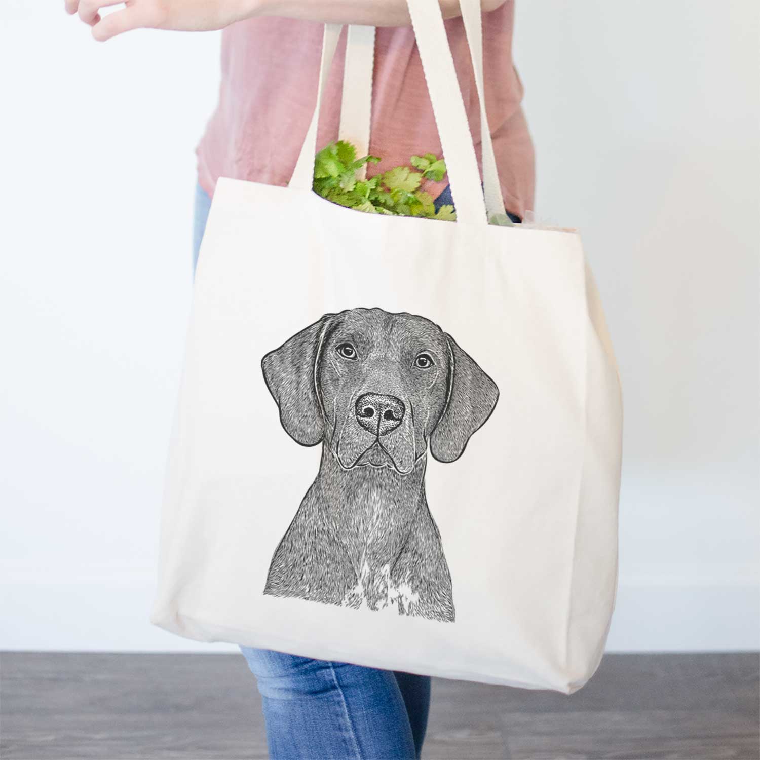 Lucifer the German Shorthaired Pointer - Tote Bag