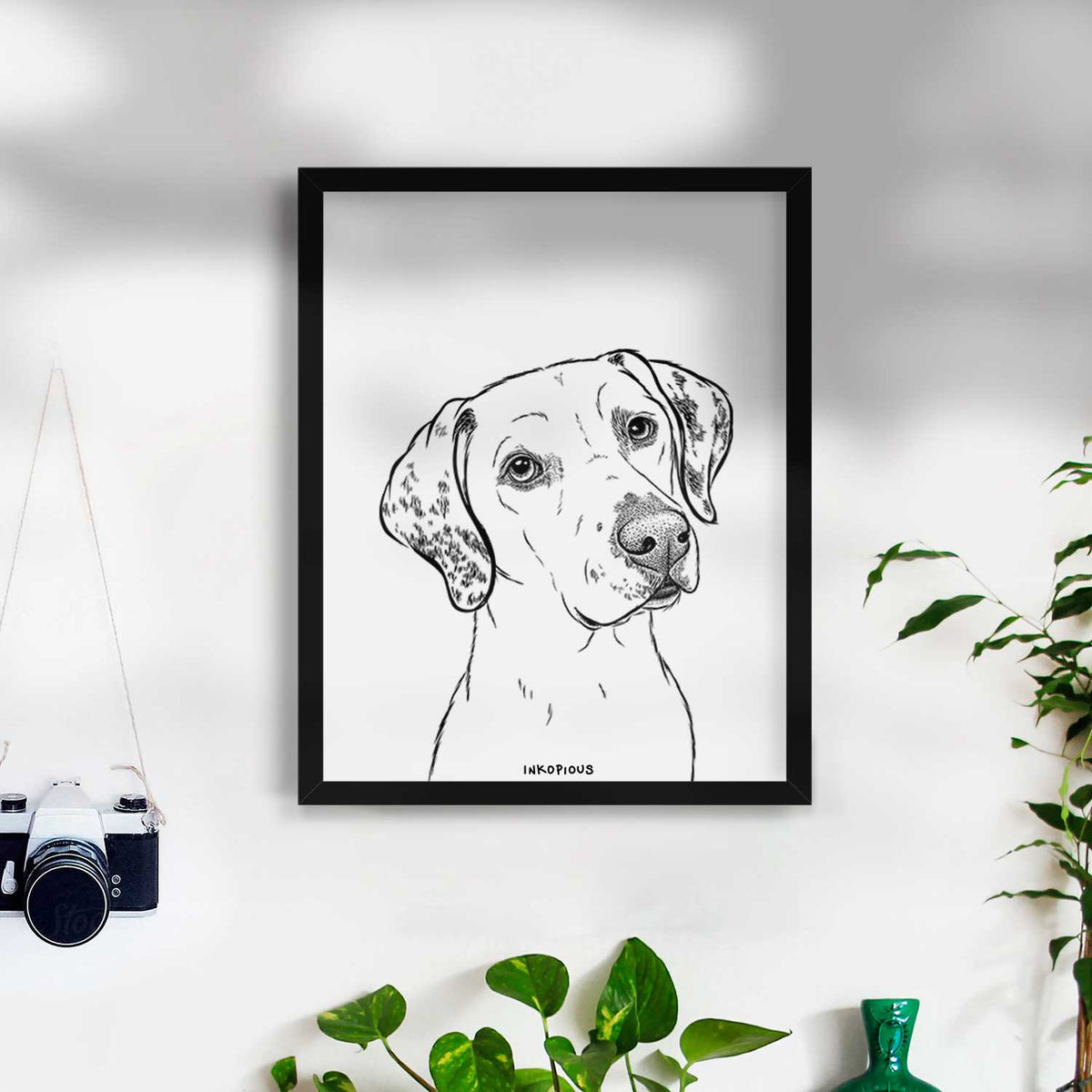 Lucky the Dalmatian Art Print